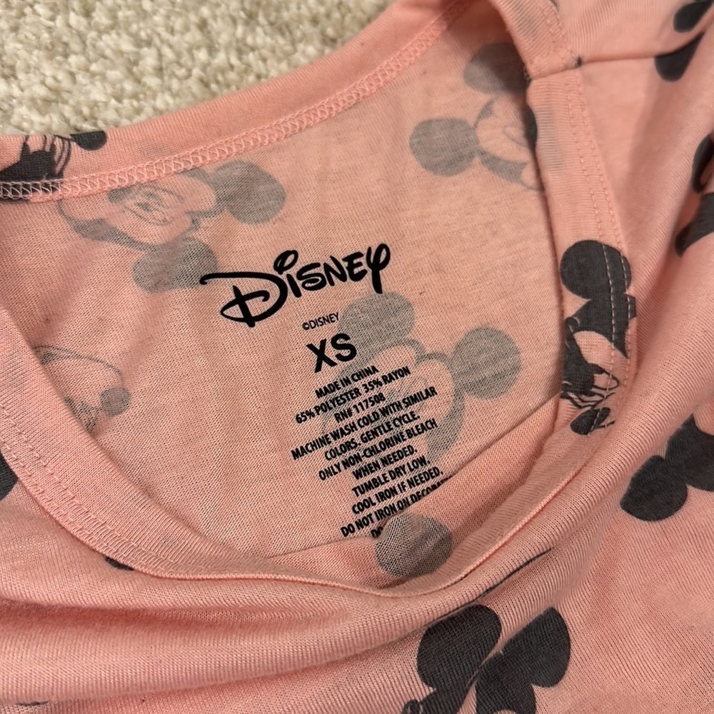 LOT 2 For 1 Nike 80’s Throwback and Disney Mickey Mouse Little Girl Shirts XS - Picture 5 of 11